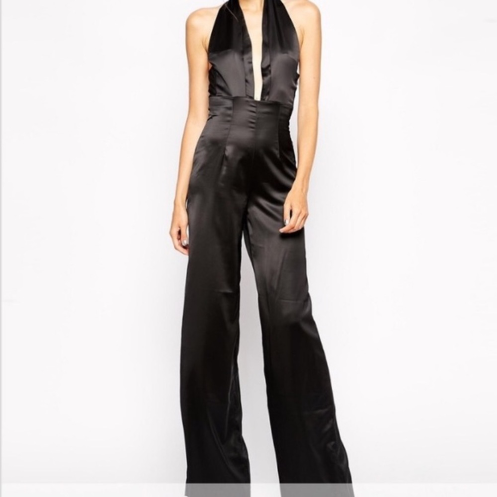 Solace London halter neck jumpsuit